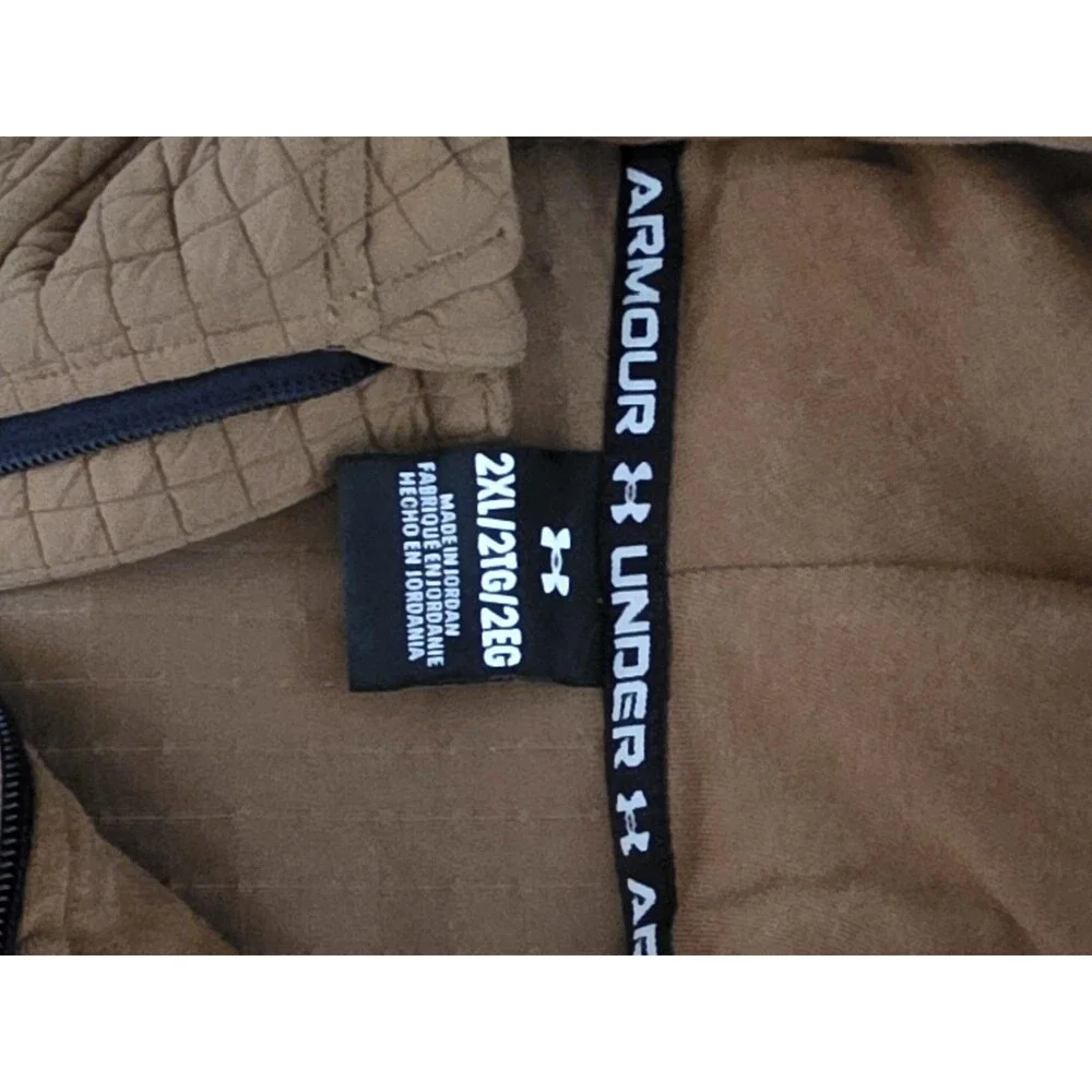 Under Armour Mens Unstoppable Fleece Textured Full-Zip Jacket size 2XL